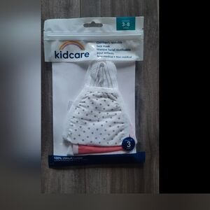 3 Pack of Kidcare Children's reusable Face Mask Size 3-8 Years 100% Cotton